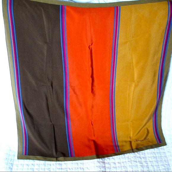 Dior Accessories - Vintage Silk Dior scarf